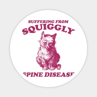 Scoliosis spine pain "squiggly spine disease" funny representation chronic illness disability rep Magnet